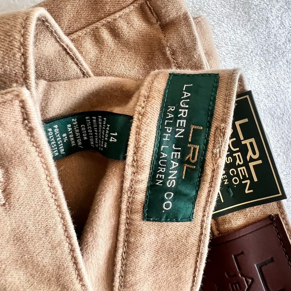 NWT, RALPH LAUREN JEANS CO. Classic Strait womens size 14 super soft jeans! - Picture 3 of 14